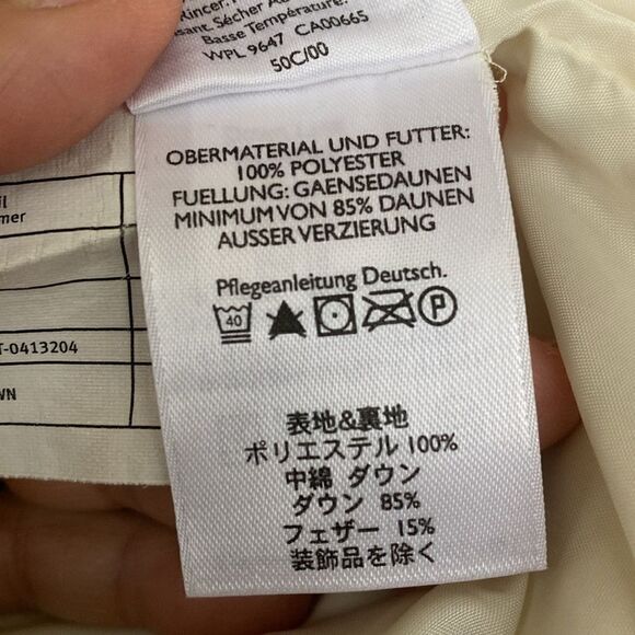 Eddie Bauer EB700 Goose Down Puffer Vest Jacket White - Picture 14 of 14